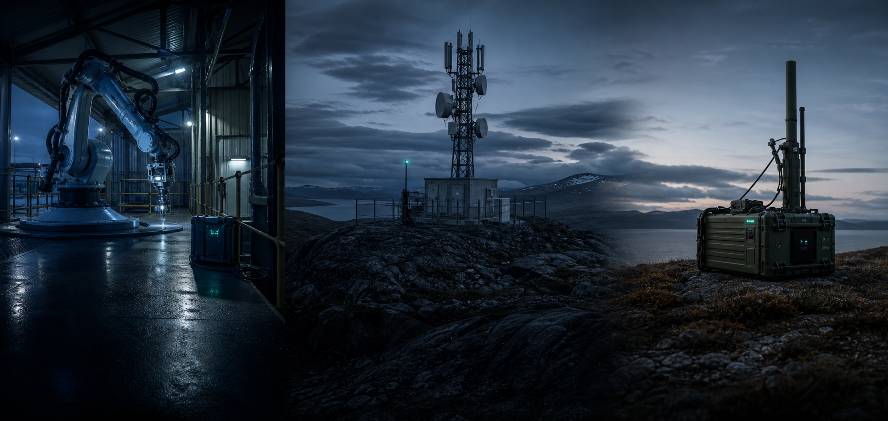 Edge AI deployed across industrial robotics, telecom infrastructure, and secure field systems